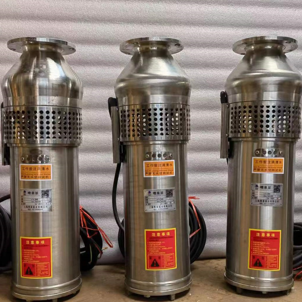 噴泉水泵產品特點和安裝形式