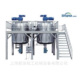 SXL-1000L真空液洗搅拌锅 日化蒸汽搅拌罐