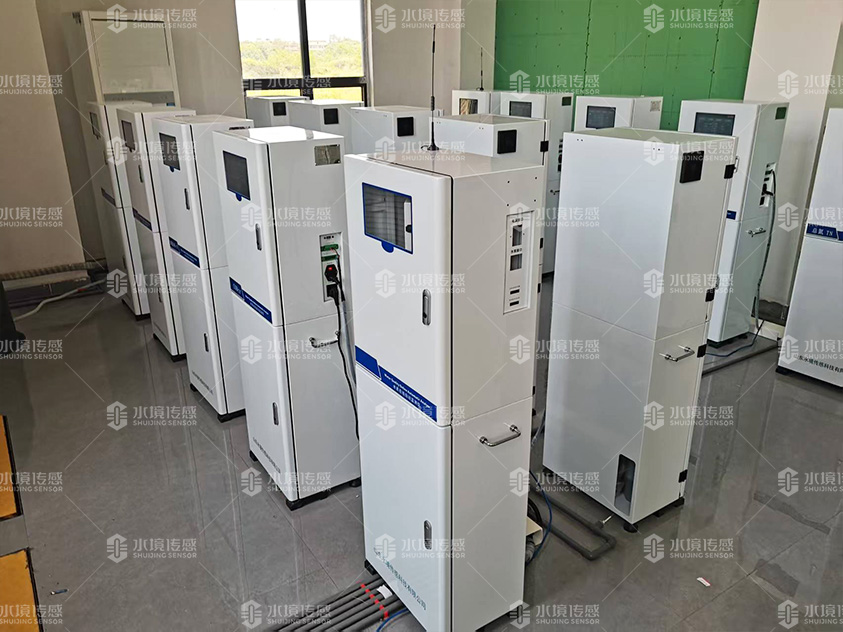江西某污水处理厂安装国标法水质监测站成功